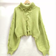 ダメージケーブルニット|JOUETIE