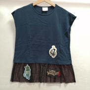 チュール切り替えワッペンカットソー|PINK HOUSE CHELSEA