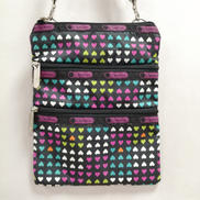 ハートプリント3ポケットクロスボディ|LESPORTSAC