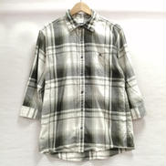 胸元刺繍七分袖シャツ|BURBERRY BLACK LABEL