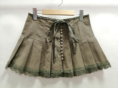 フロントボタンプリーツミニスカート|PINK HOUSE