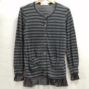 異素材コンビボーダーカーディガン|SACAI LUCK