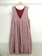 綿麻前後着タックジャンスカ|SAMANSA MOS2