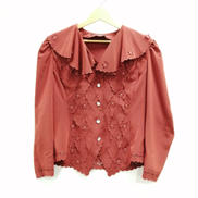 カットワークレースデザインブラウス|伊太利屋