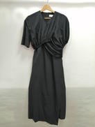 パフキモノスリーブジャージードレス|AKIRANAKA