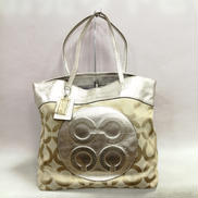 オプアートトートバッグ|COACH