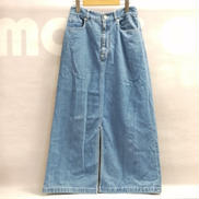 プレーンデニムマキシスカート|LACOSTE