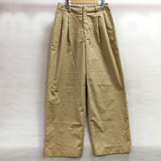 ダブルタックワイドスラックスパンツ|LACOSTE