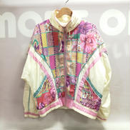 パッチワーク調切替ナイロンジャケット|EAST WEST