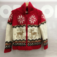 ジップアップカウチンニット|HEART DIARY