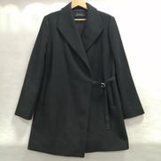 ベルト付きウール混コート|ZARA