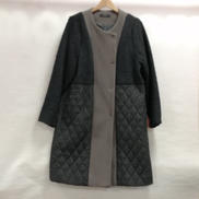 異素材配色コート|BOU JELOUD