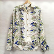 100%シルク和柄シャツ|KULA