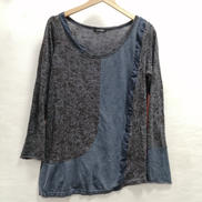 切替デザインルーズカットソー|PAS DE CALAIS