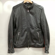 ラムレザーシングルライダースジャケット|NANO UNIVERSE