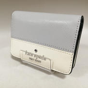 マディソンカラーブロックトップジップカードホルダー|KATESPADE