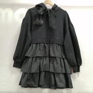 オーガンジーリボンドッキングミニワンピース|MERRY JENNY