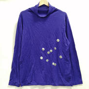 メダルプリントウールハイネックカットソー|Y'S