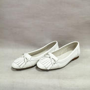 レザーキルトタッセルフラットシューズ|LE TALON