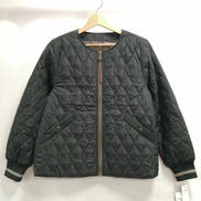 袖リブノーカラーコート|EGLANTINE