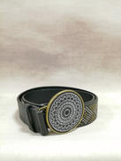 スタッズ刺繍ベルト|Desigual