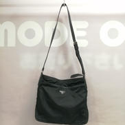 ナイロン×レザーショルダーバッグ|PRADA