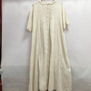 襟付きショートスリーブワンピース|TSUHARU BYSAMANSAMOS2