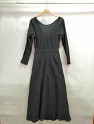 バックリボンフレアワンピース|UNGRID