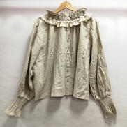 襟フリル重ねレース前後着ブラウス|TSUHARU BY SAMANSA MOS2