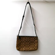 エヴァレット クロスボディ ブロックド シグネチャー　キャン|COACH