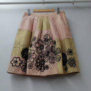 シルク混ギャザースカート|MOSCHINO