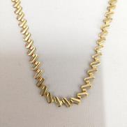 K18デザインチェーンネックレス|宝石無しネックレス