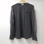 袖シアーロングスリーブカットソー|BRUNELLO CUCINELLI