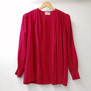 前開きシルクブラウス|YVES SAINT LAURENT