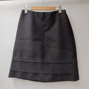 ウールトラペゾイドスカート|PRADA