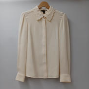 襟刺繍シルクブラウス|LOUIS VUITTON