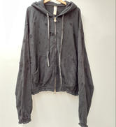 デストロイ加工ジップパーカー|SHINYA KOZUKA