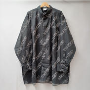 ロゴパターンプリントオーバーサイズシャツ|VETEMENTS