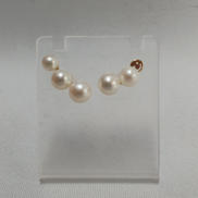 K10スマイリーパールピアス|STAR JEWELRY