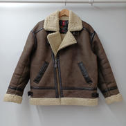 ライダースフェイクムートンジャケット|ALPHA INDUSTRIES