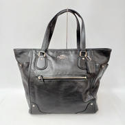 ミッキーグレインレザートートバッグ|COACH