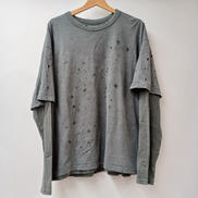 レイヤードダメージロングスリーブTシャツ|BEAMS