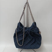 FLEMING SOFT DENIM MINI HOBO B|TORY BURCH