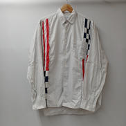 チェッカーフラッグパッチワークシャツ|COMME DES GARCONS SHIRT