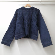 ドッキングデニムニット|ZARA