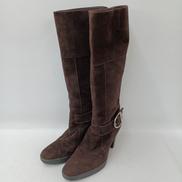 スウェードロングブーツ|TOD'S