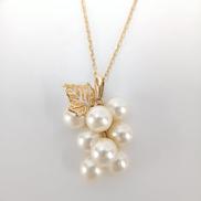 K18パール付ネックレス|MIKIMOTO