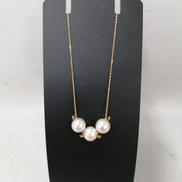K18スター3連パールネックレス|STAR JEWELRY