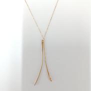 K10カーブドメタルネックレス|STAR JEWELRY
