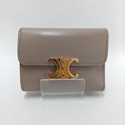 トリオンフコンパクトウォレットウィズコイン|CELINE